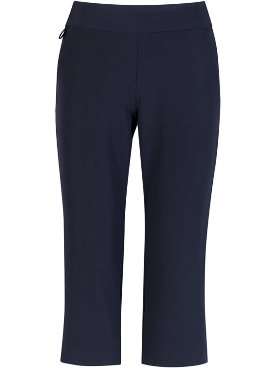 Jane 3/4 Length Stretch Pant in Navy