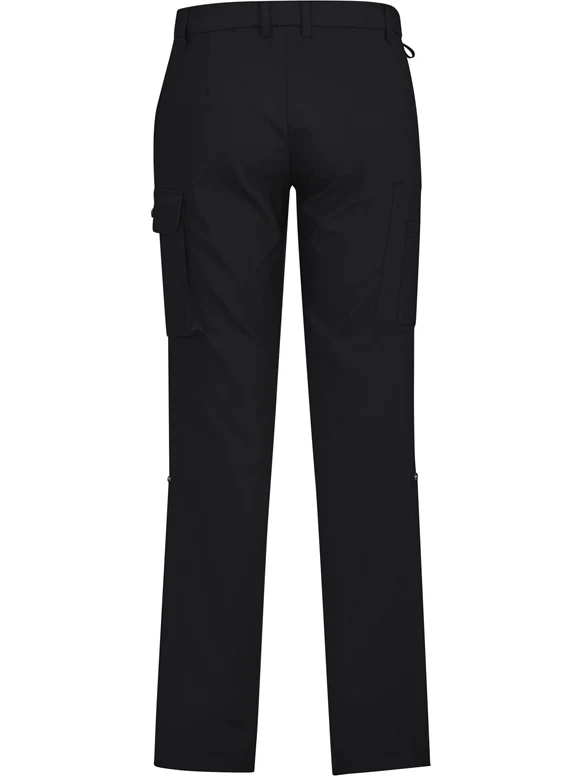 Men's Comfort Waist Cargo Pant in Black – back view