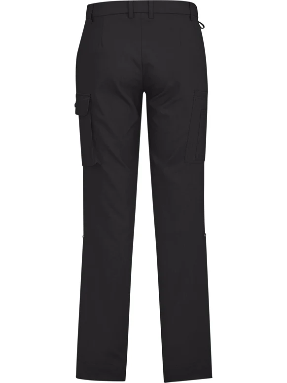 Men's Comfort Waist Cargo Pant in Charcoal – back view