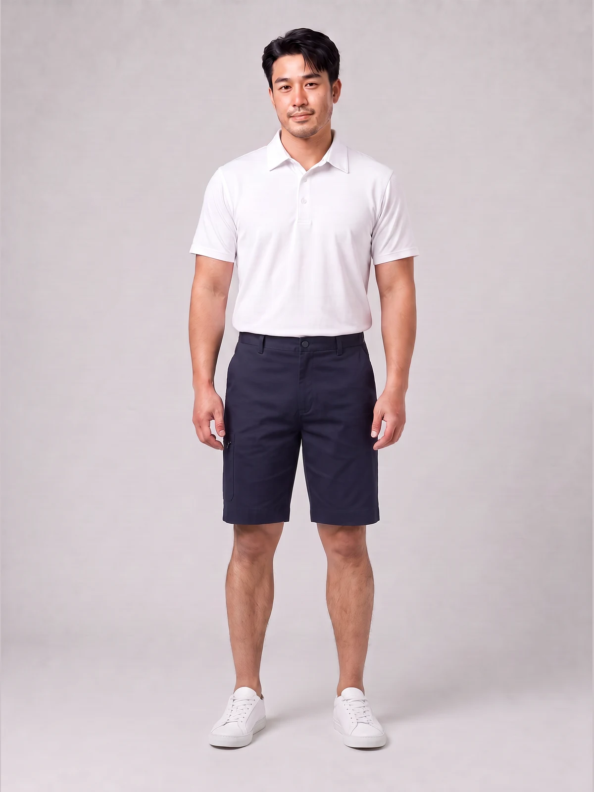 Men's Comfort Waist Cargo Short – front view