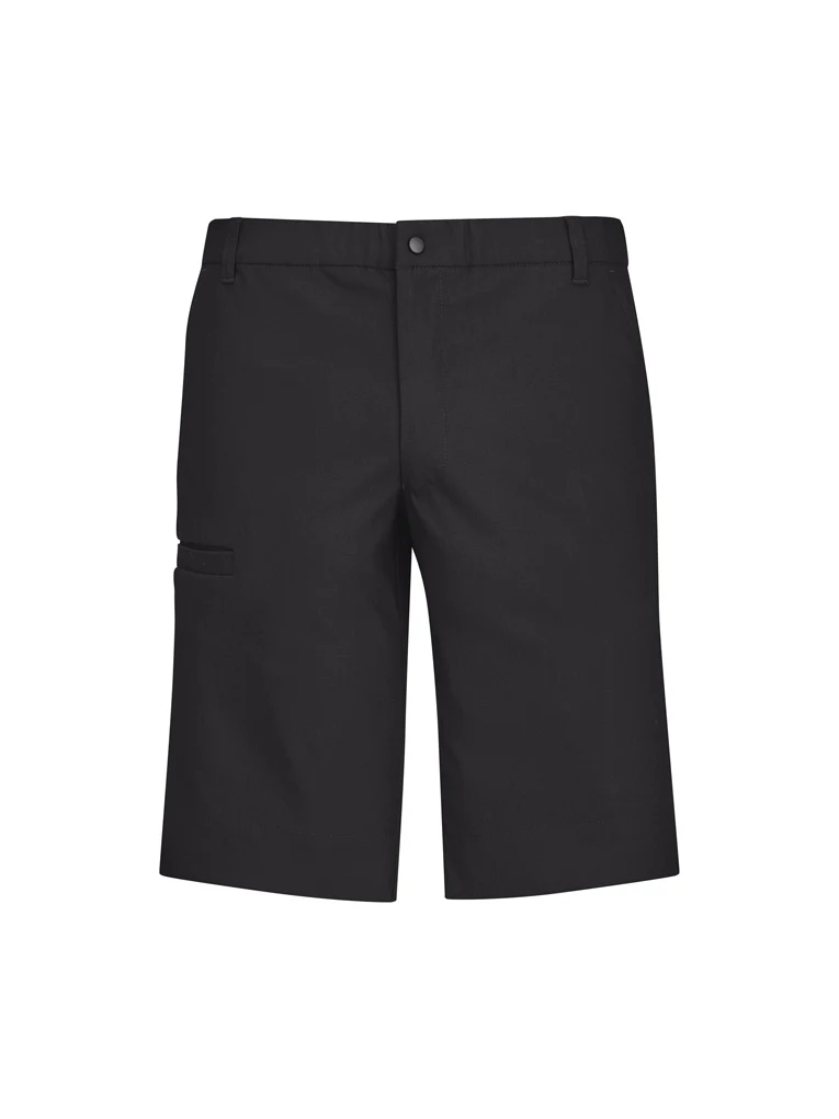 Men's Comfort Waist Cargo Short in Charcoal – front view