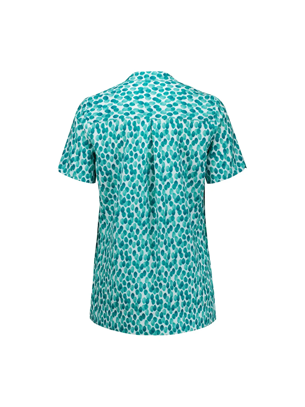 Women's Florence Stardust Print Tunic in Teal – back view