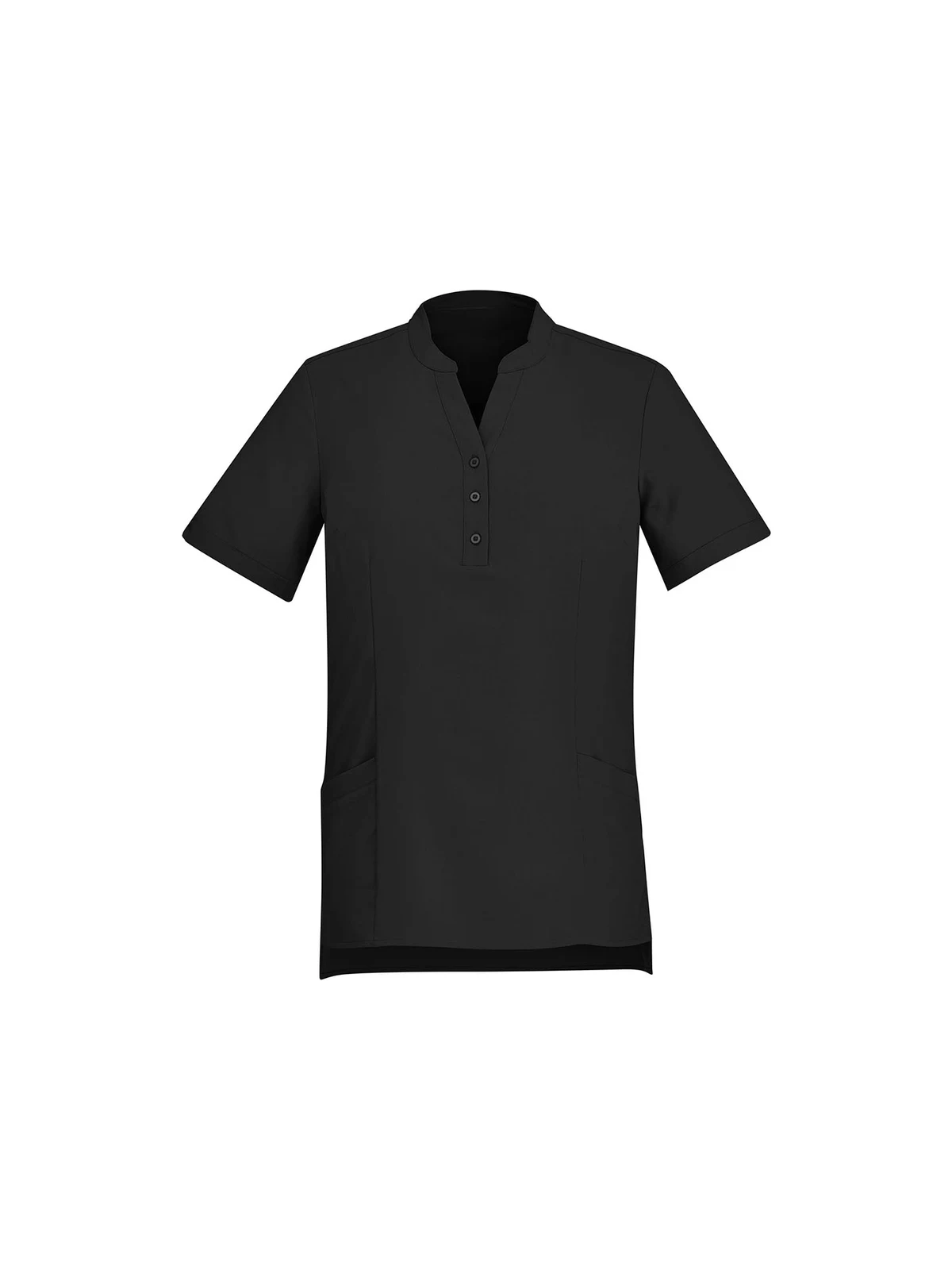 Ladies Florence Tunic in Black – front view