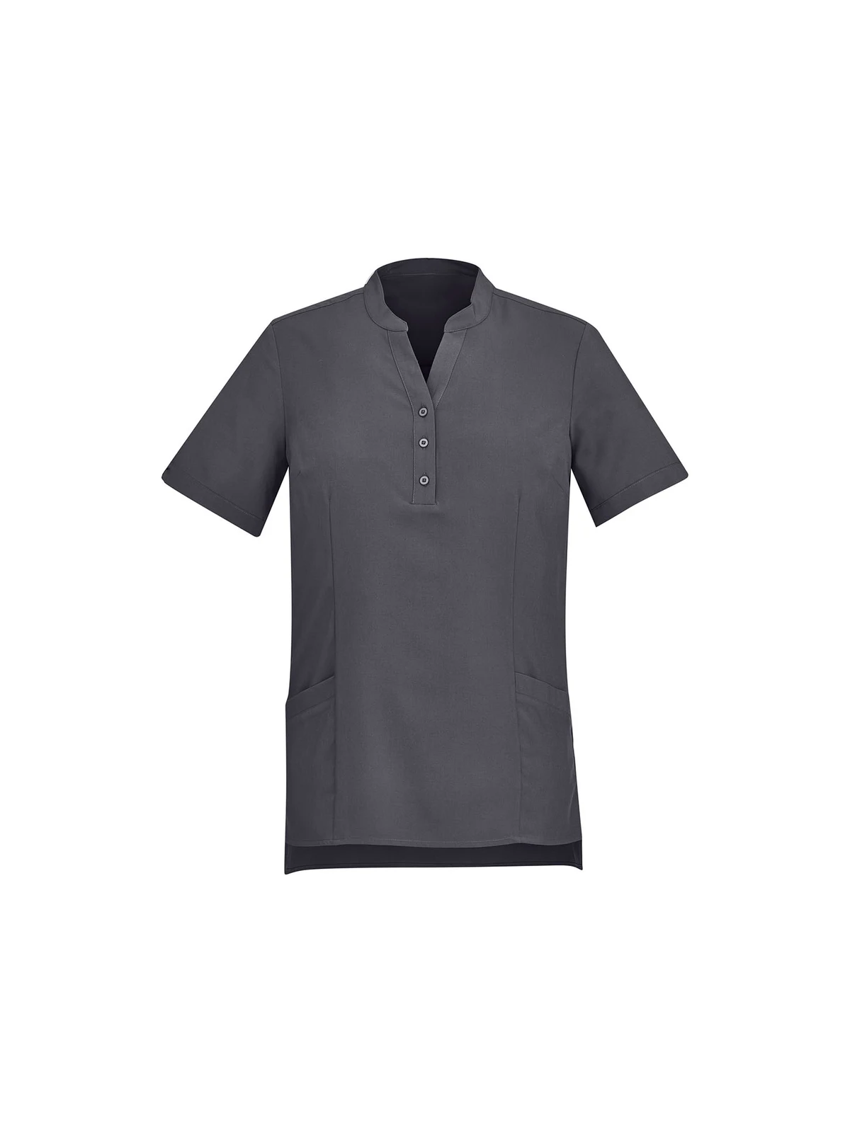 Ladies Florence Tunic in Charcoal – front view