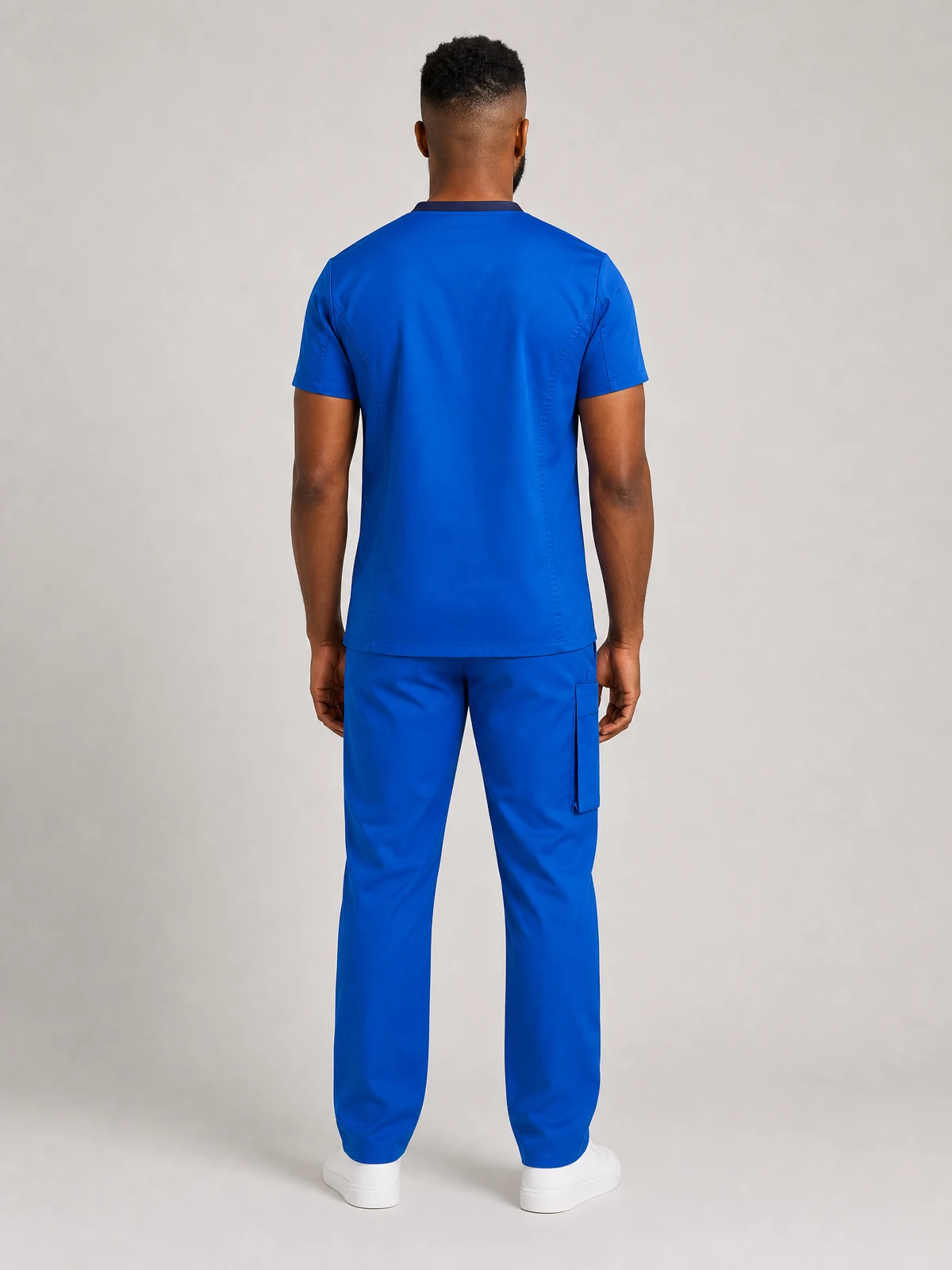 Men's Riley Straight Scrub Pant – back view