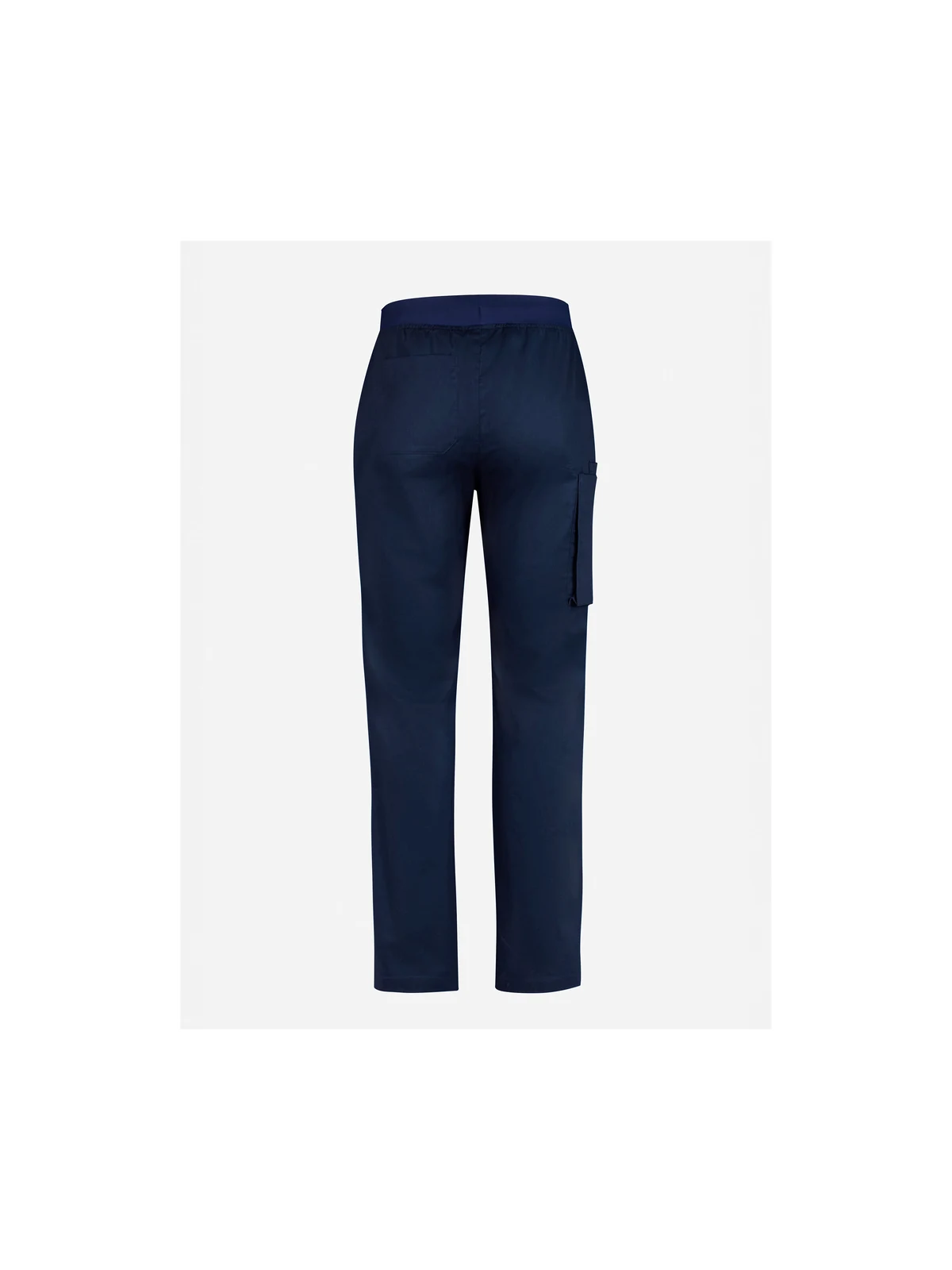 Men's Riley Straight Scrub Pant in Midnight Navy – front view