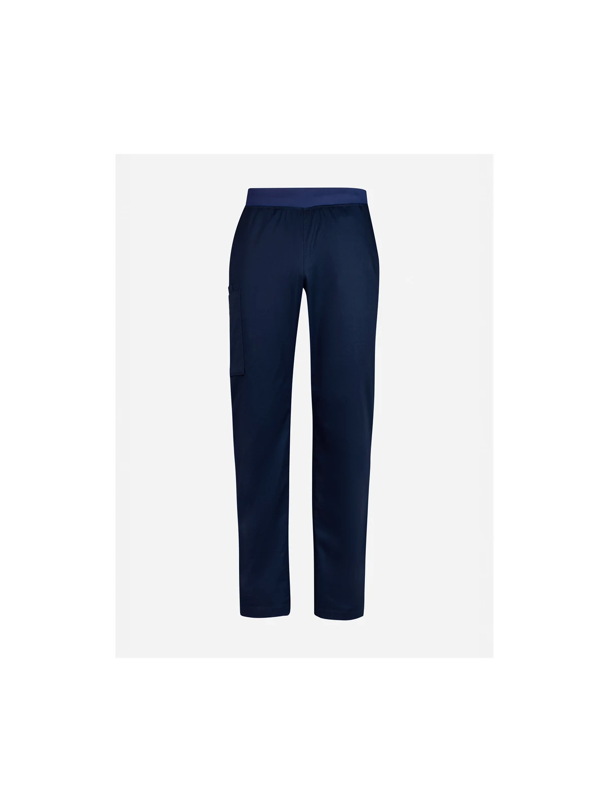 Men's Riley Straight Scrub Pant in Midnight Navy – back view