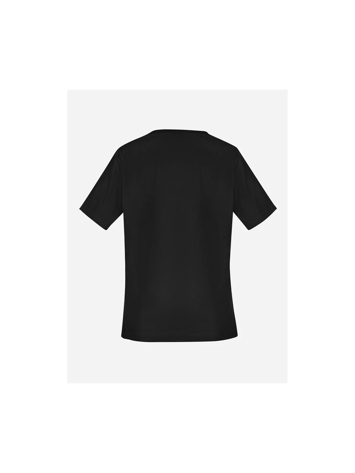 Women's Tokyo Scrub Top in Black – back view