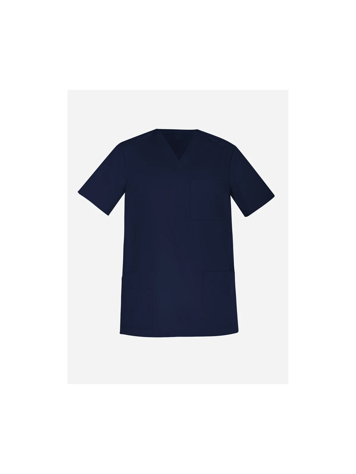 Men's Tokyo Scrub Top in Midnight Navy – front view