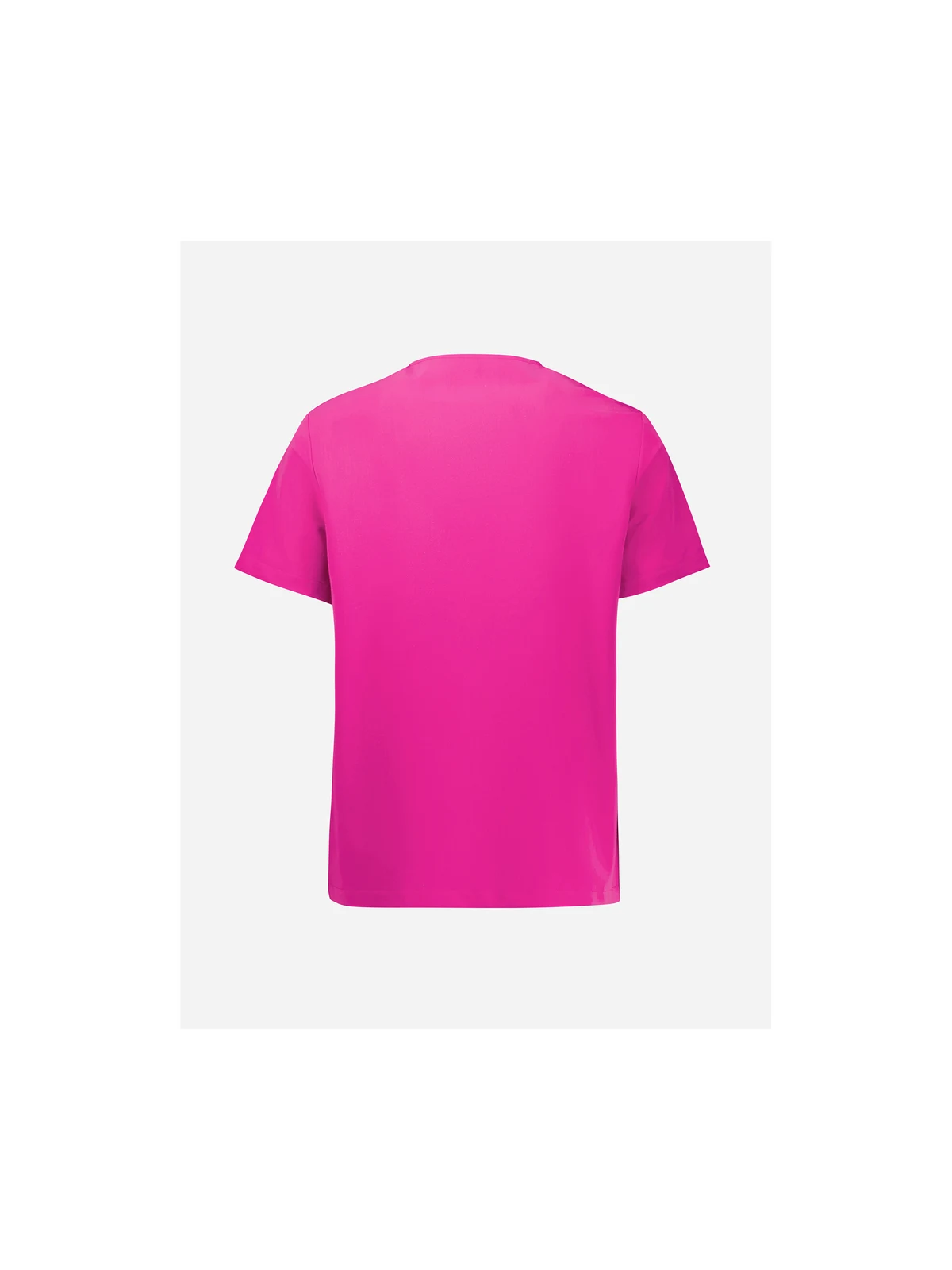 Women's Pink V-Neck Scrub Top in Pink – back view
