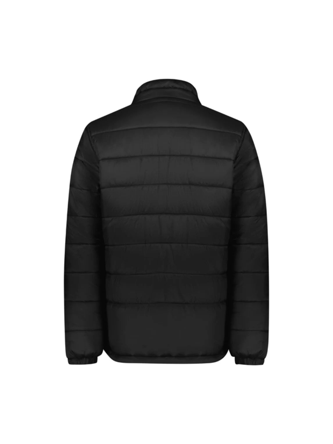 Alpine Men's Puffer Jacket in Black – back view