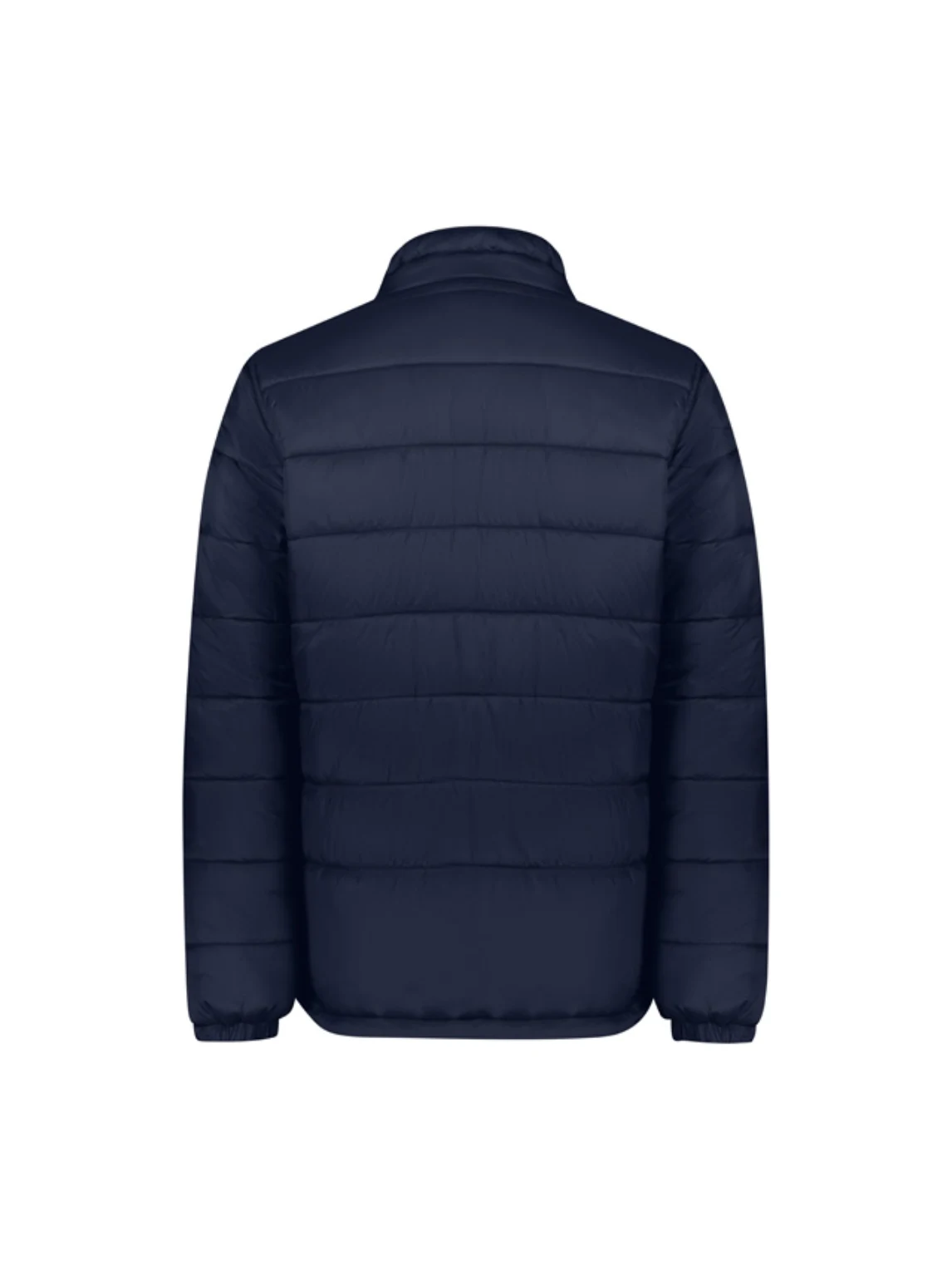 Alpine Men's Puffer Jacket in Navy – back view