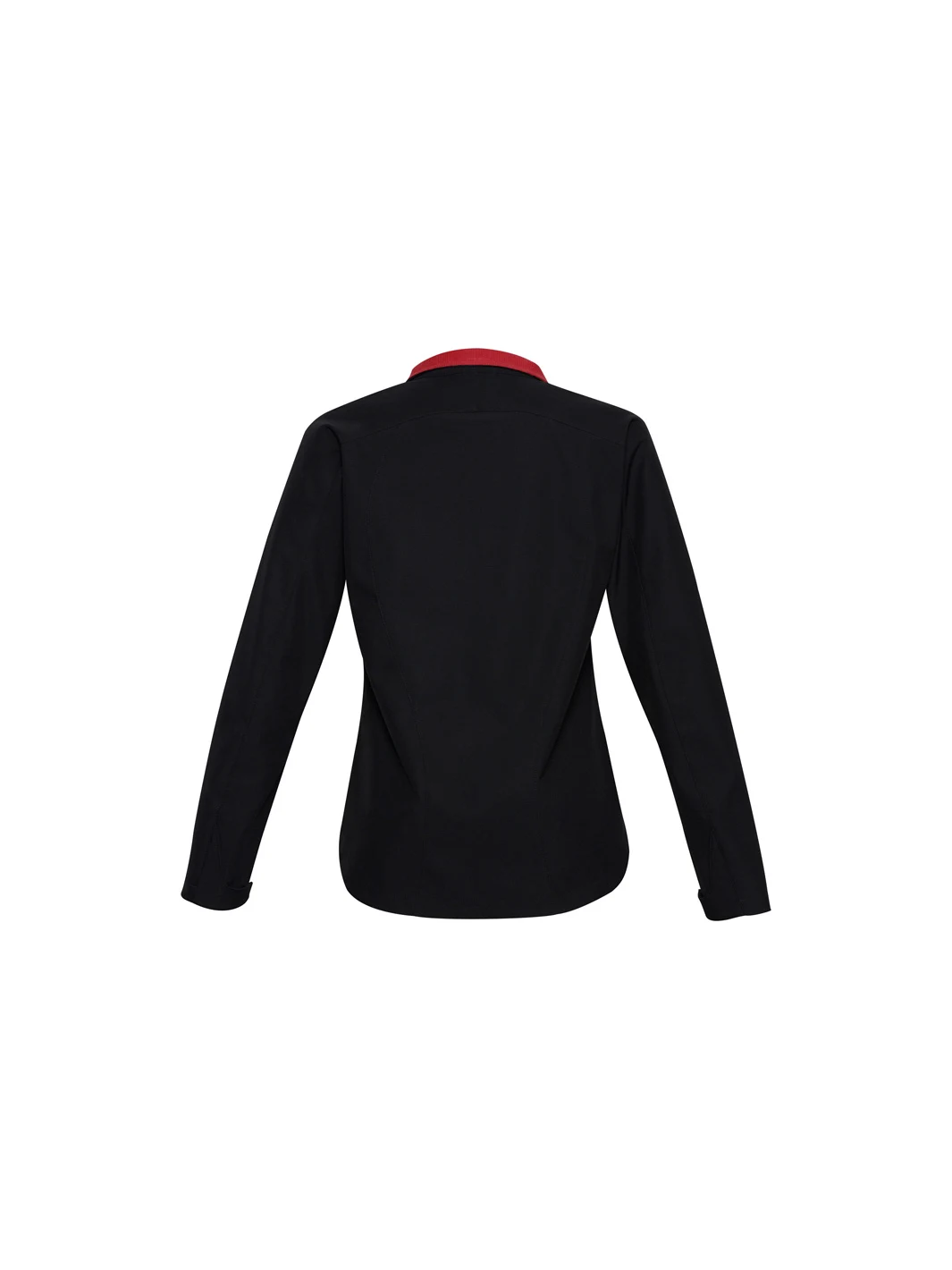 Ladies Geneva Jacket in Black/Red – back view