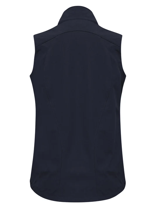 Ladies Geneva Vest in Navy/Graphite – back view