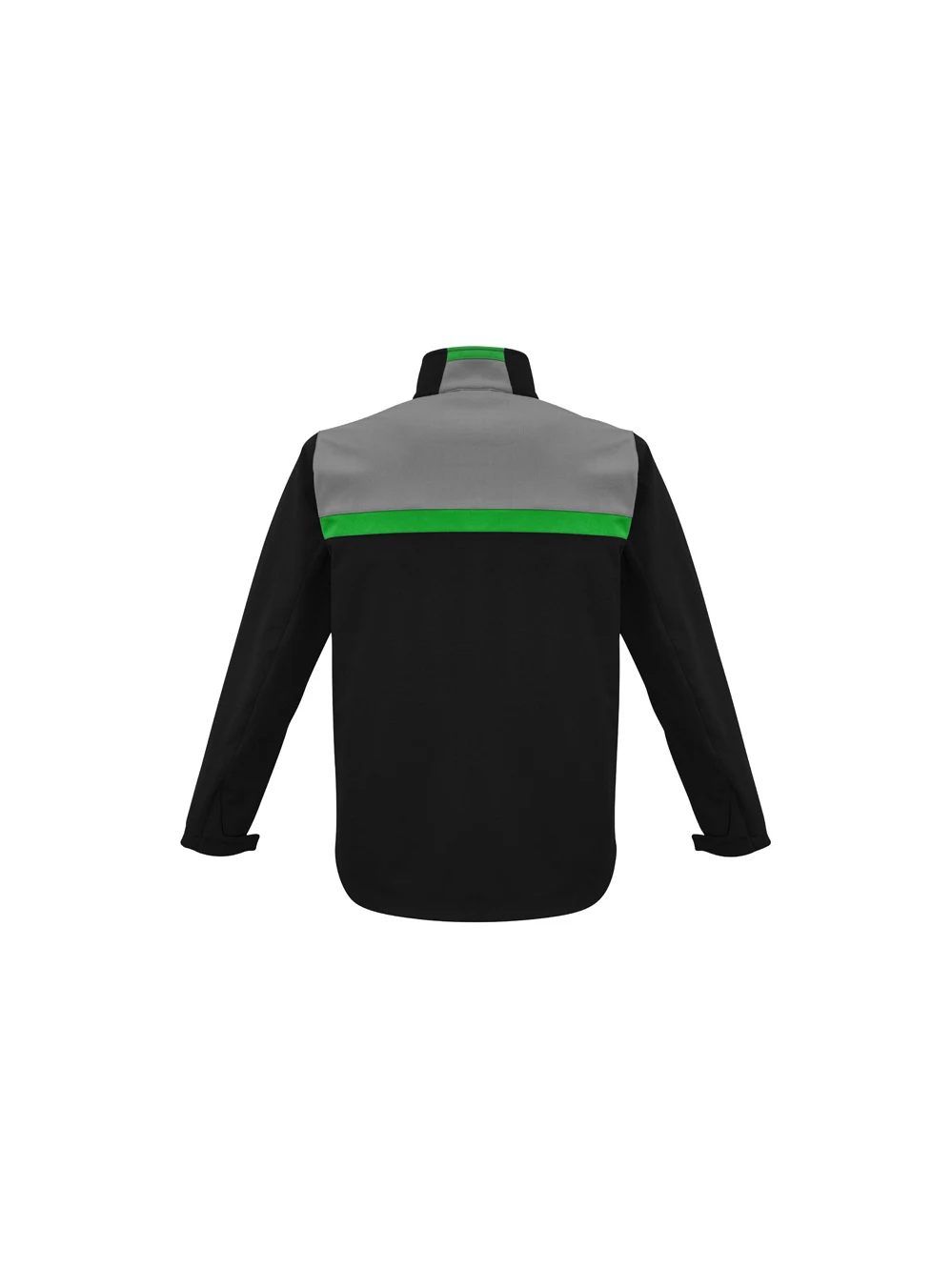 Unisex Charger Jacket in Green – back view