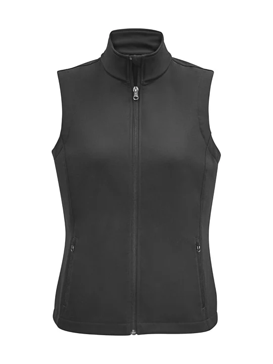 Ladies Apex Vest in Grey – front view
