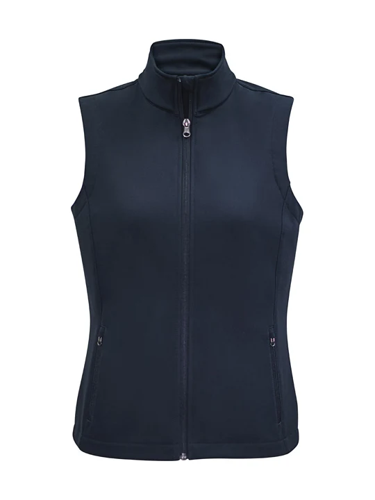 Ladies Apex Vest in Navy – front view