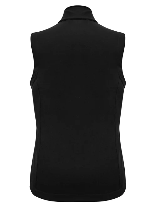 Ladies Apex Vest in Black – back view