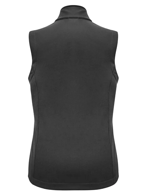 Ladies Apex Vest in Grey – back view