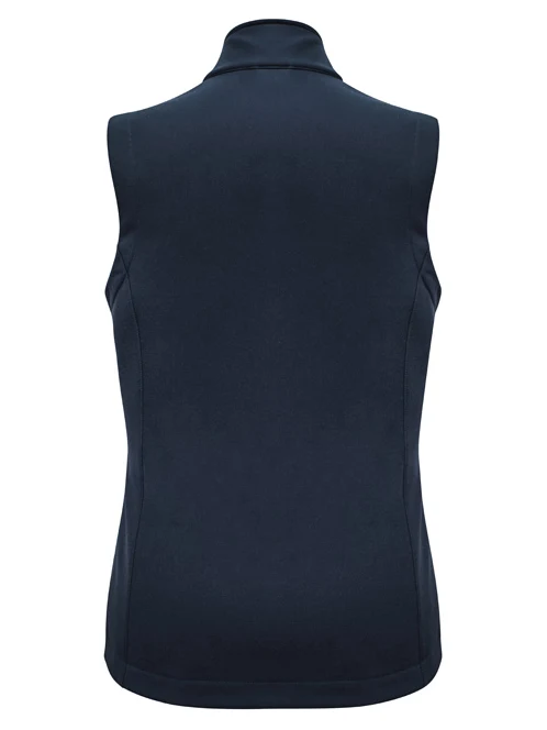 Ladies Apex Vest in Navy – back view