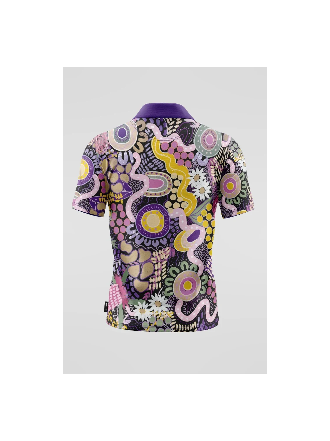 Unisex - Legacy Polo Shirt in Multi Coloured – back view