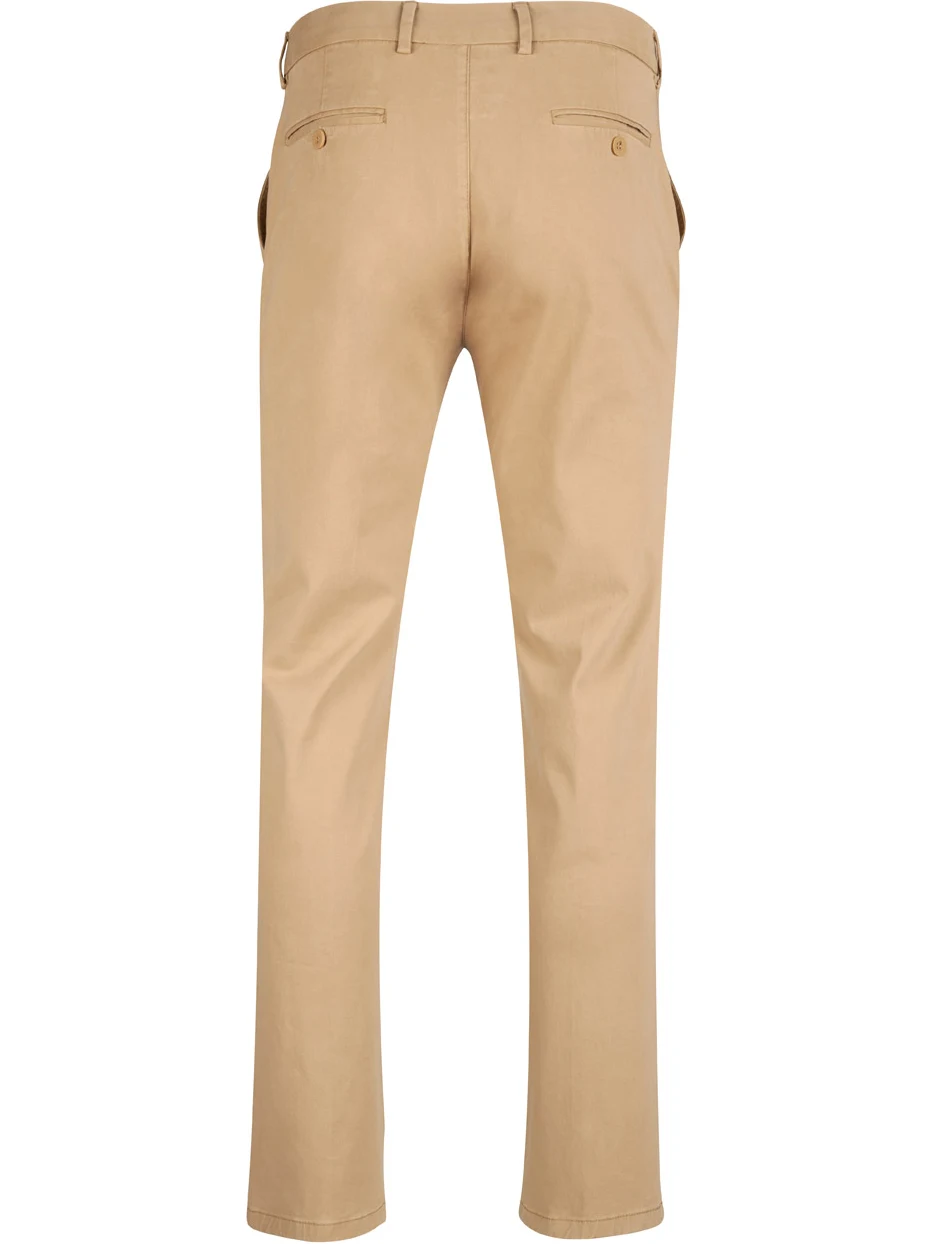 Men's Boston Chino in Dark Stone – back view
