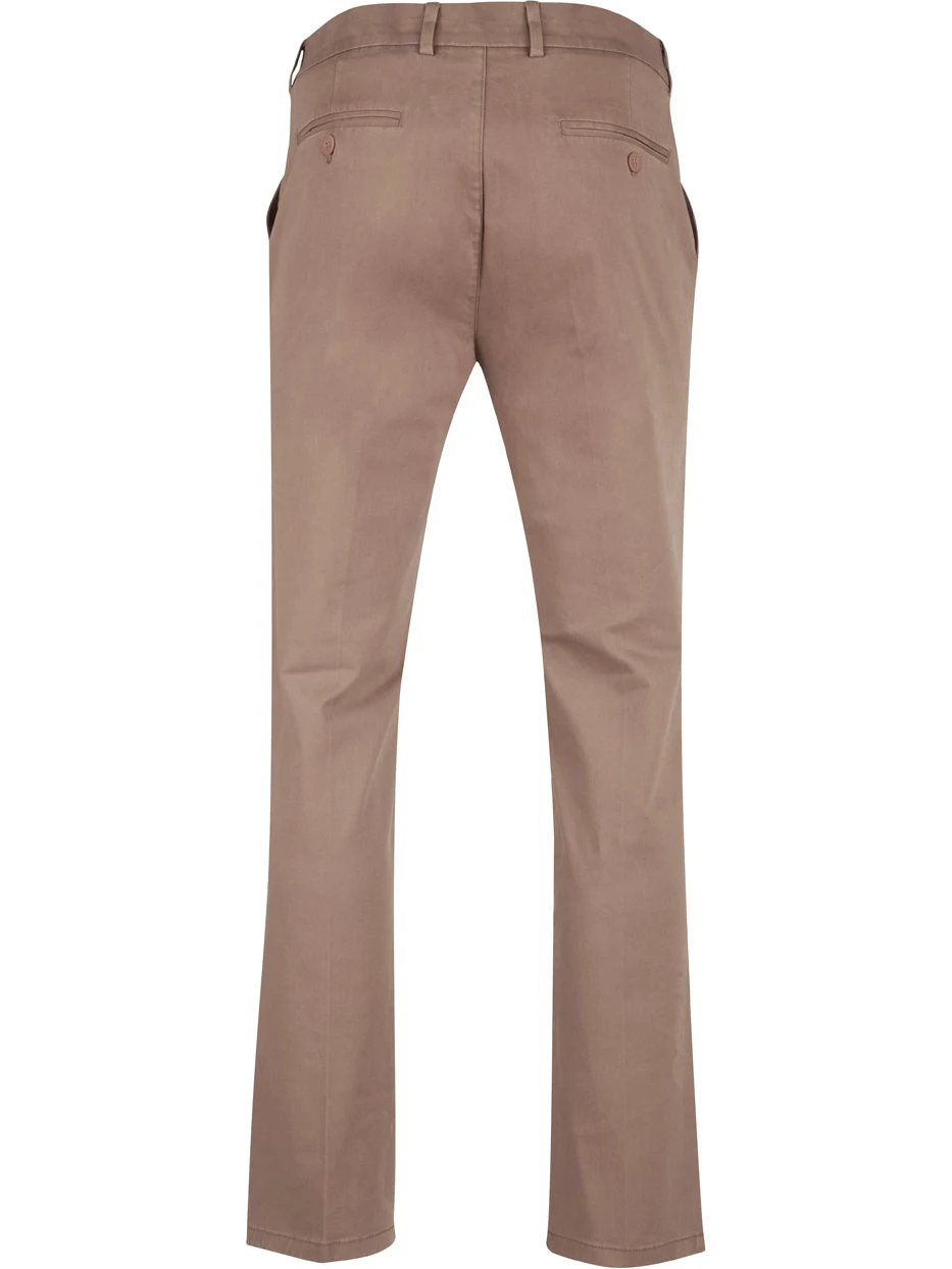 Men's Boston Chino in Toffee – back view