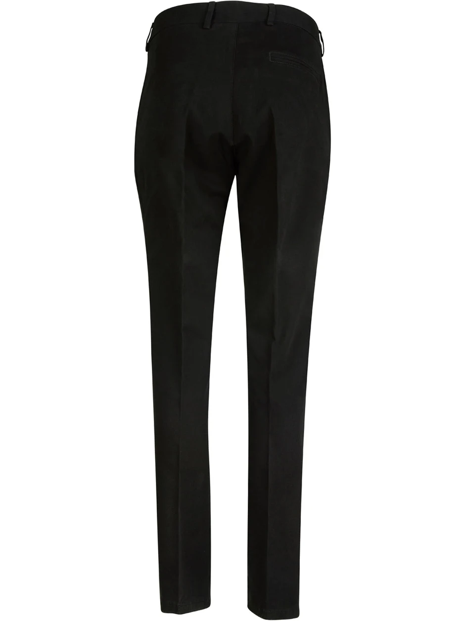 Ladies Boston Chino in Black – back view