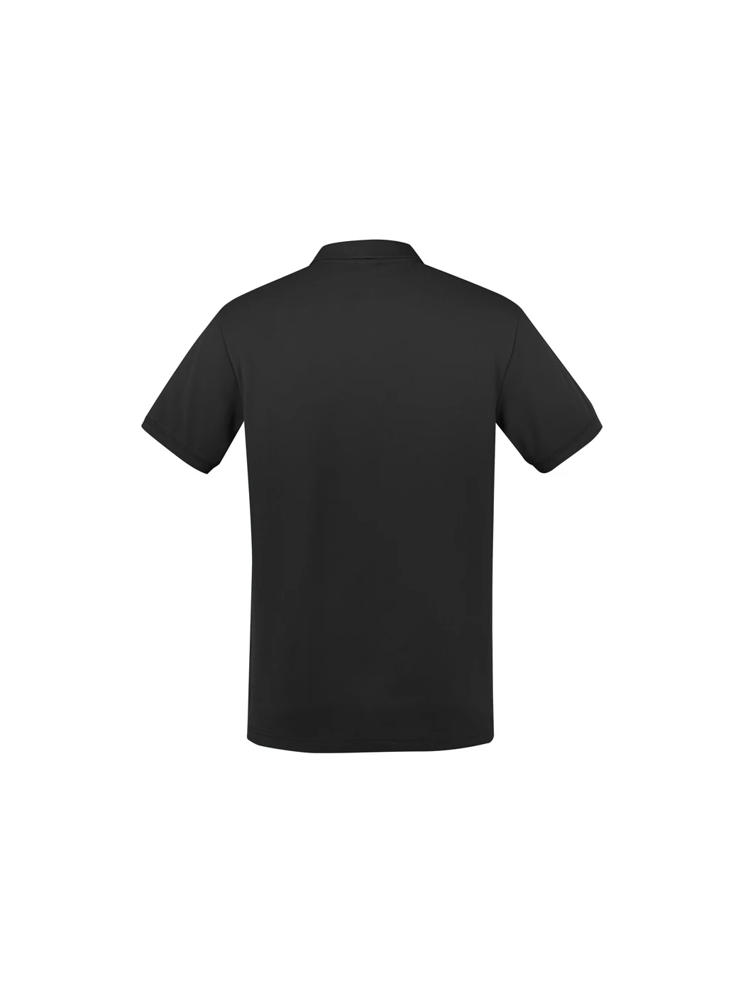 City Womens Short Sleeve Polo in Black – back view