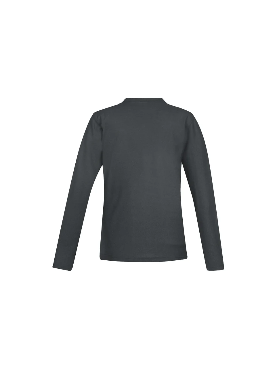 Crew Ladies L/S Polo in Charcoal – back view