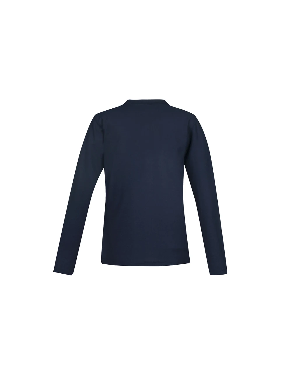 Crew Ladies L/S Polo in Navy – back view