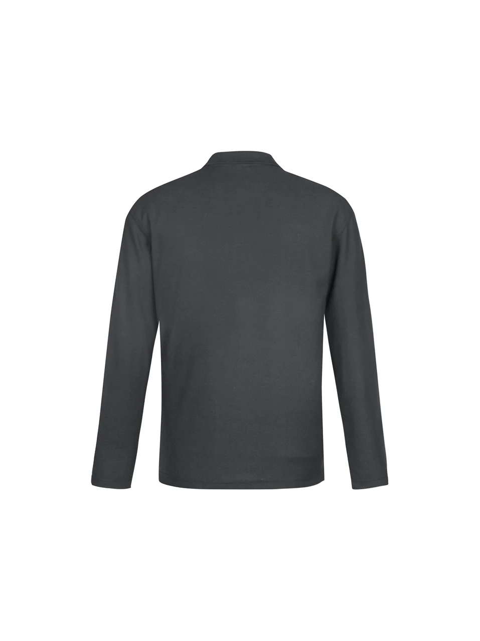 Crew Men's L/S Polo in Charcoal – back view