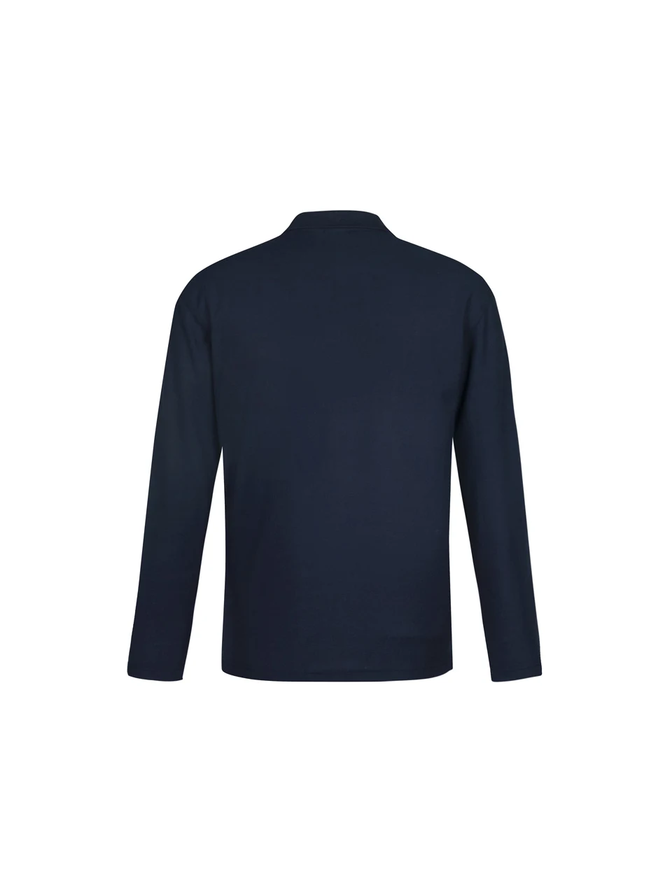 Crew Men's L/S Polo in Navy – back view