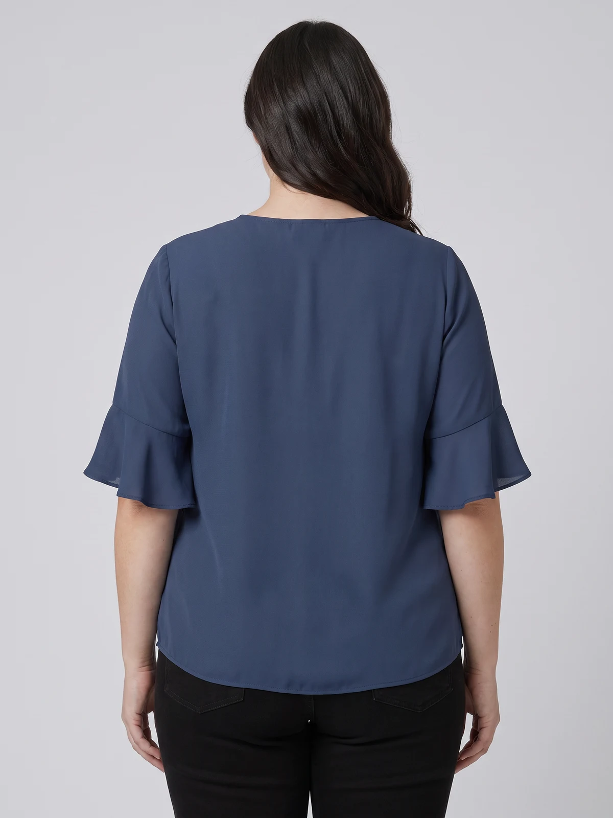 Women's Aria Fluted Sleeve Blouse