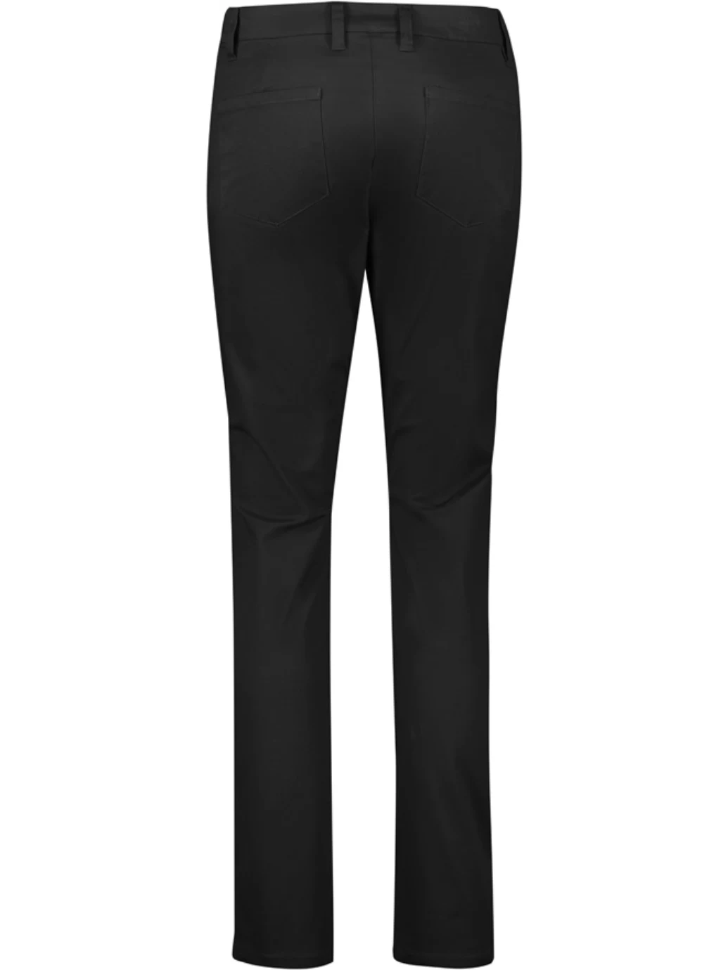 Traveller Women's Slim Leg Chino in Black – back view