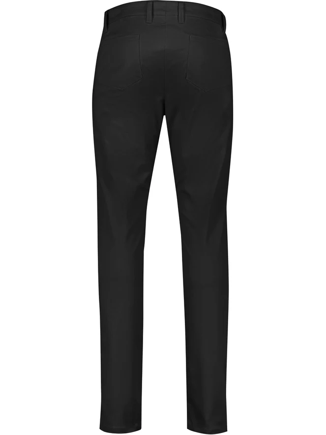 Traveller Men's Tapered Chino in Black – back view