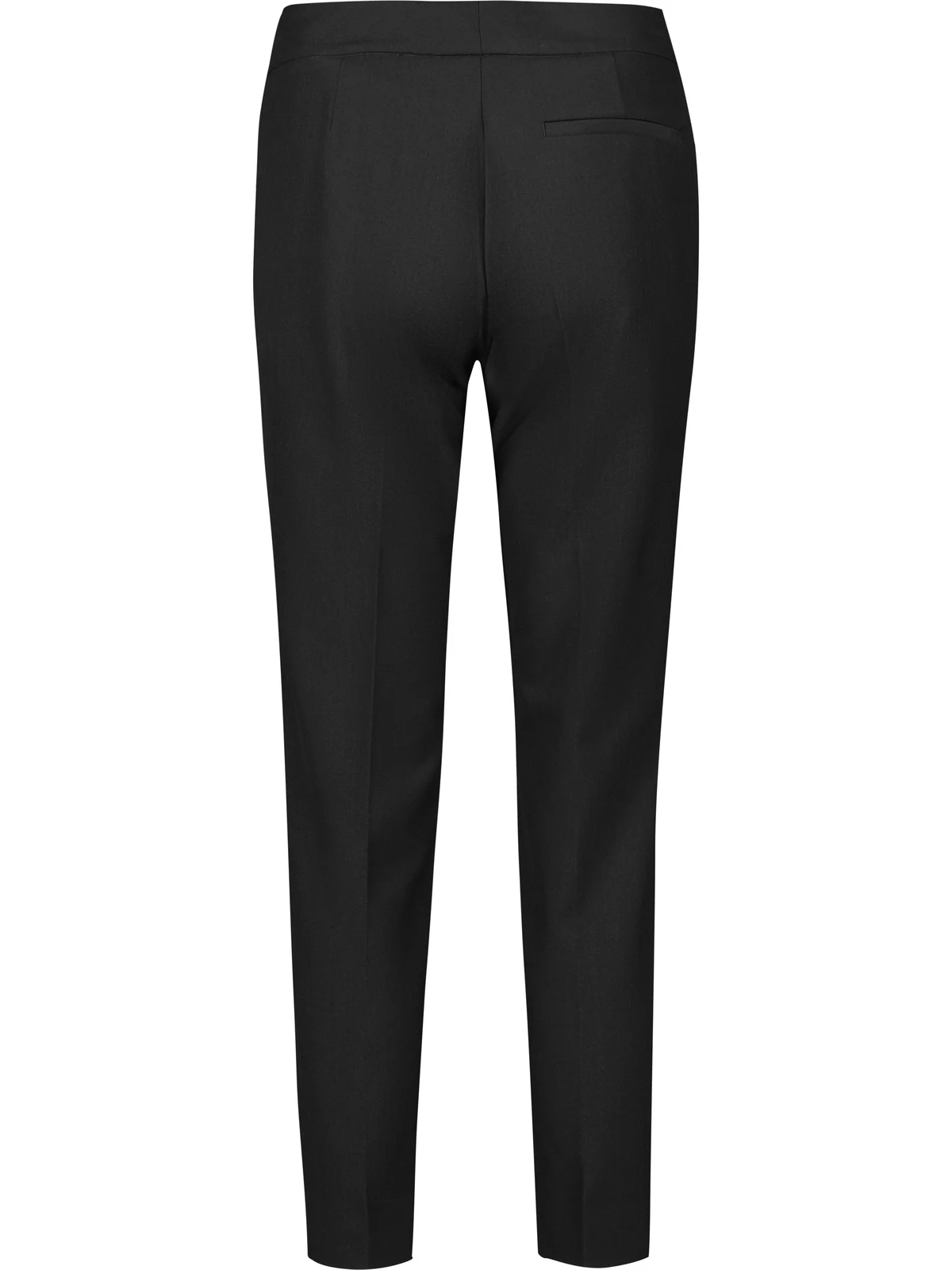 Siena 7/8 Mid-Waist Slim Leg Pant in Black – back view