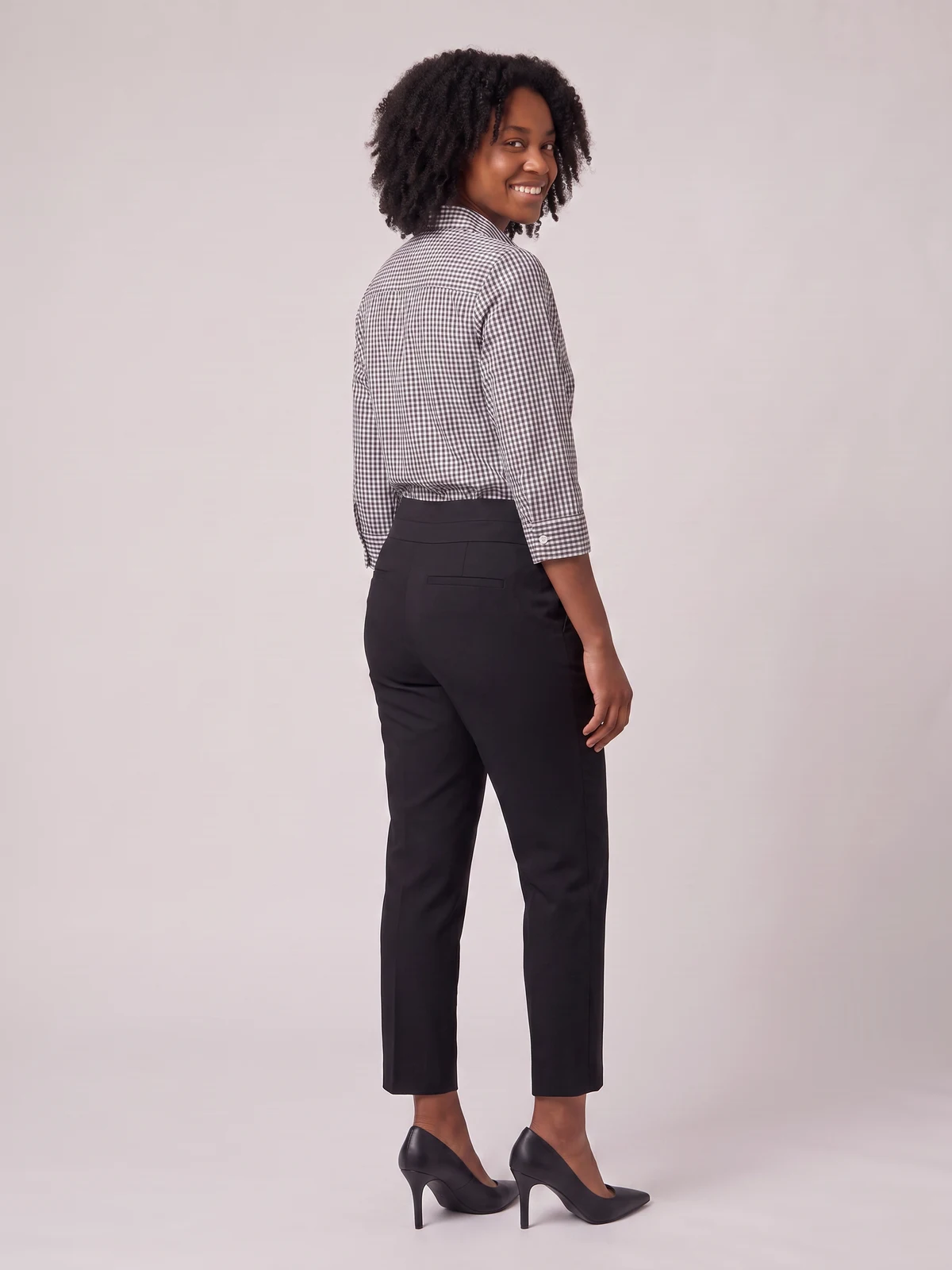 Renew Women's 7/8 Mid-Waist Slim Leg Pant – side view