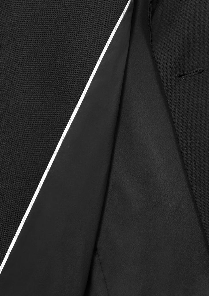 Renew Men's City Fit Jacket in Pencil Black – side view