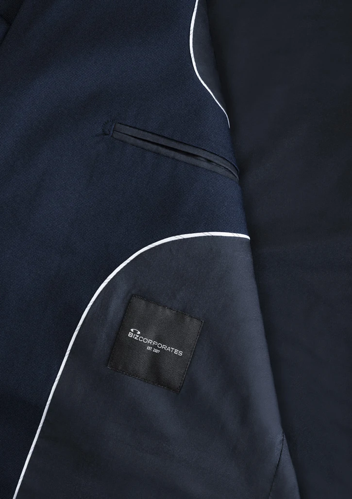 Renew Men's City Fit Jacket in Navy Dusk – inside pocket detail
