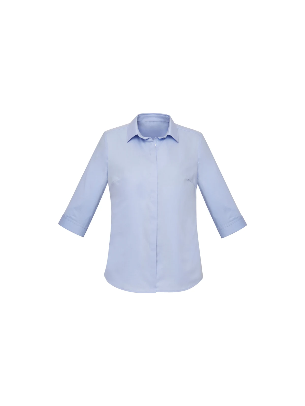 Women's Charlie 3/4 Shirt in Blue Chambray