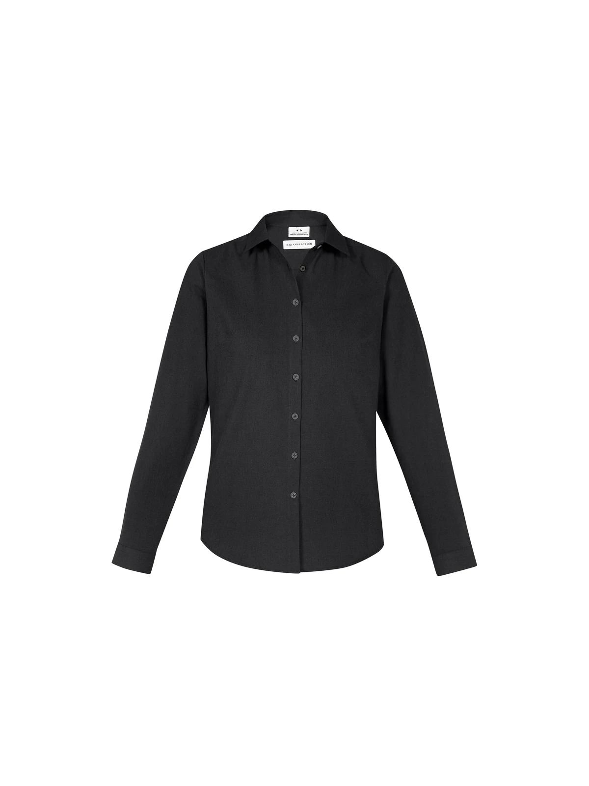 Ladies Memphis Shirt in Black – front view