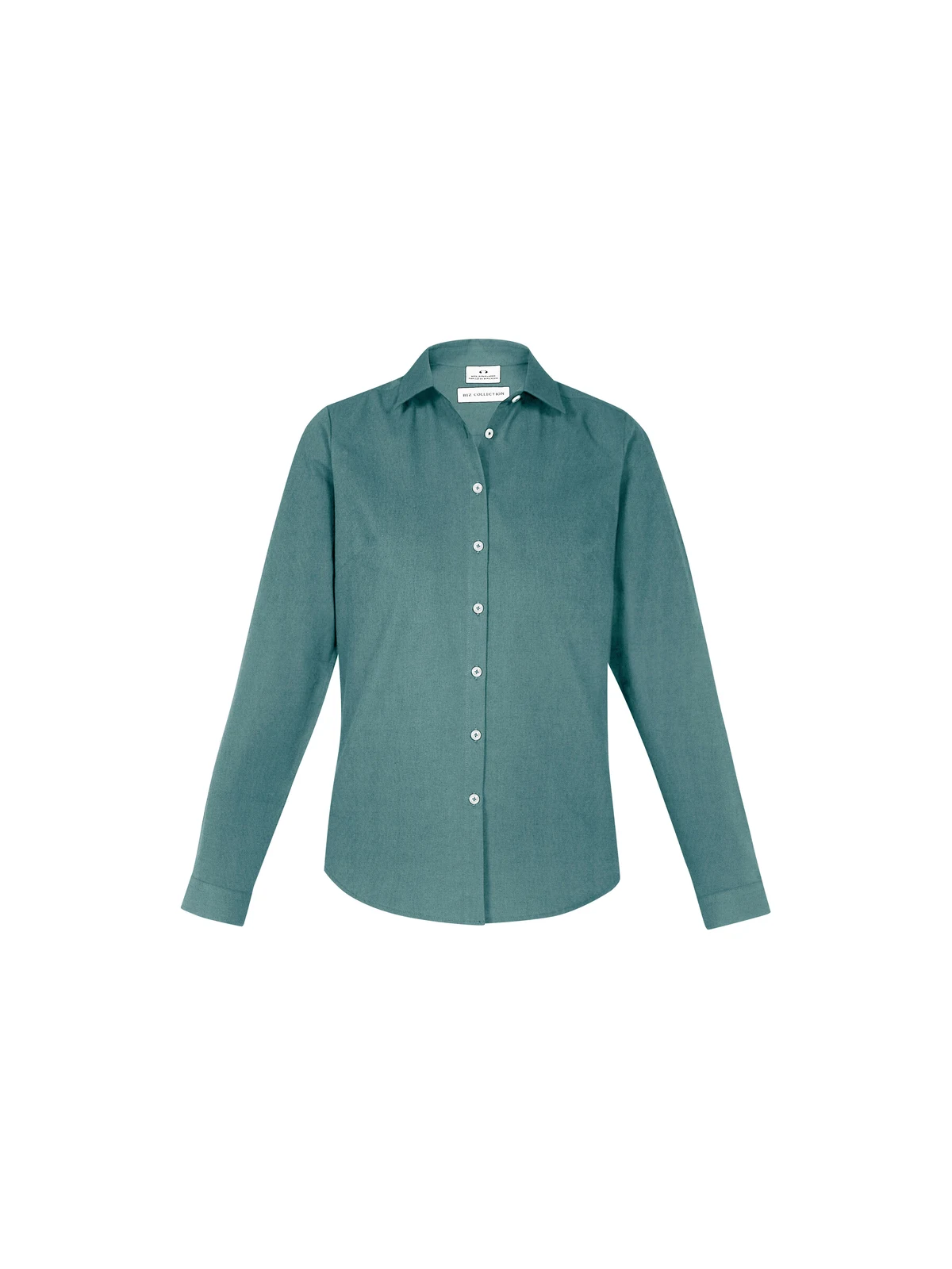 Ladies Memphis Shirt in Jasper Green – front view