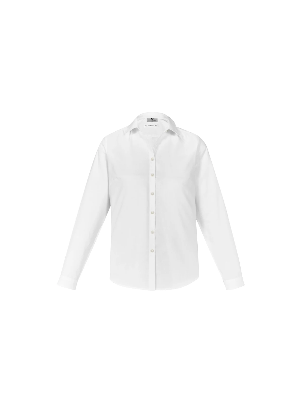 Ladies Memphis Shirt in White – front view