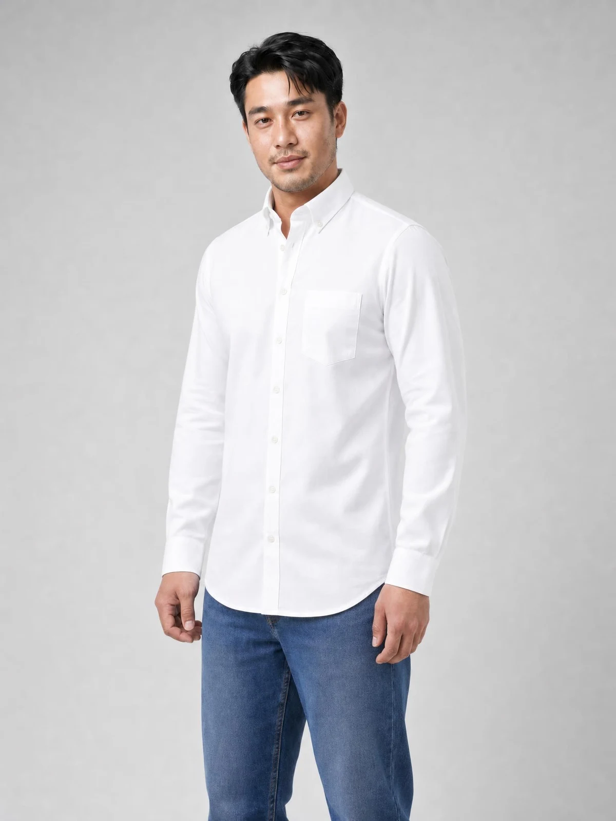 Men's Memphis Shirt in White – side view