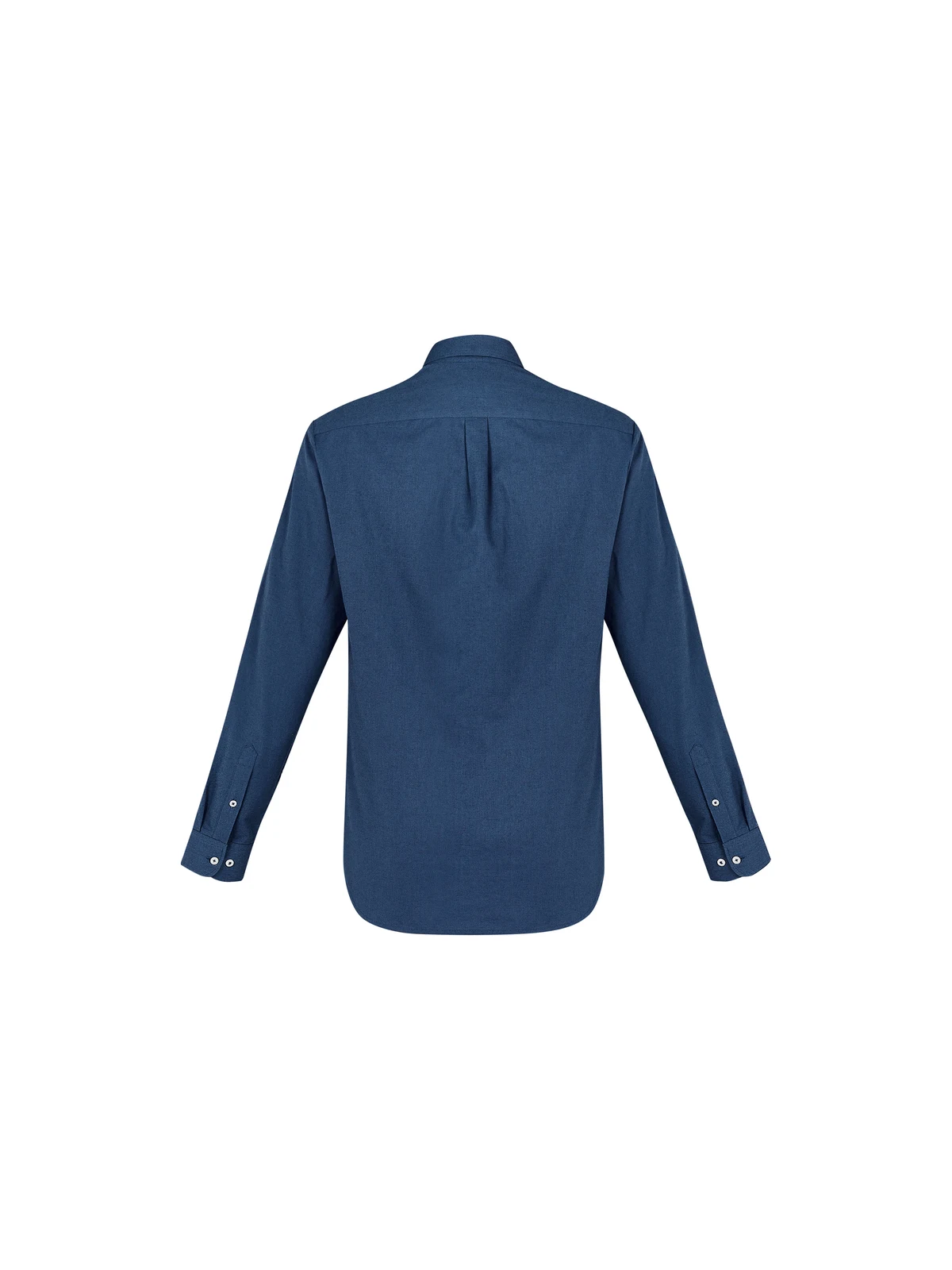 Men's Memphis Shirt in Mineral Blue – back view