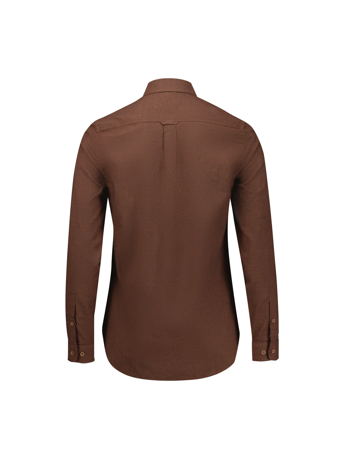 Women's Soul Long Sleeve Shirt in Rust – back view