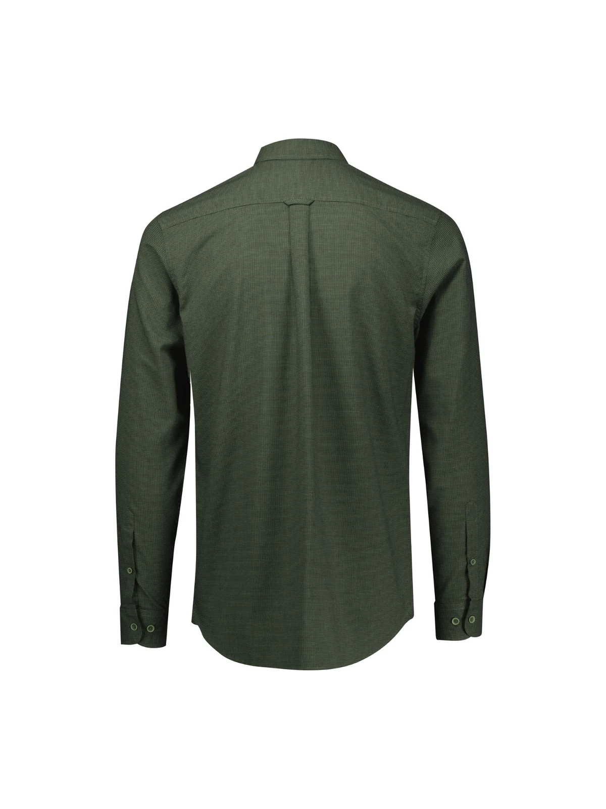 Men's Soul Long Sleeve Shirt in Olive – back view