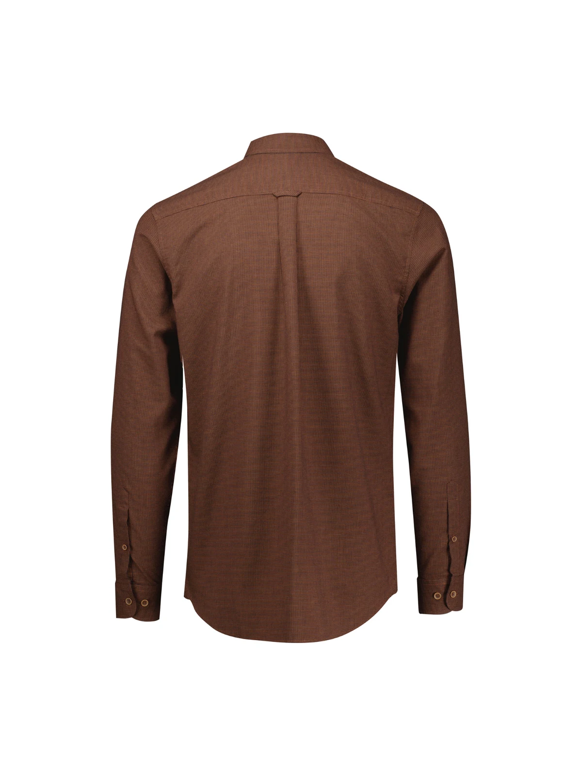 Men's Soul Long Sleeve Shirt in Rust – back view