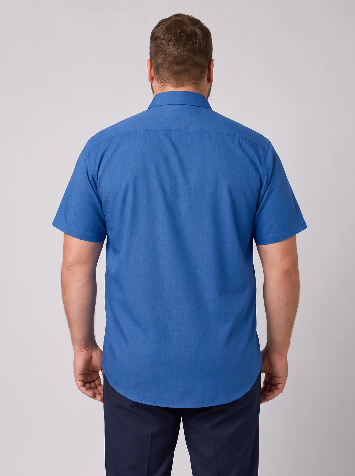 Men's Plain Oasis Short Sleeve Shirt – back view